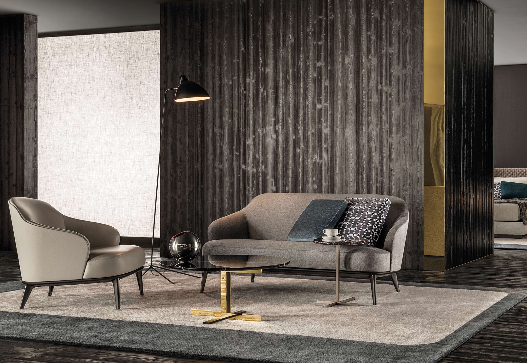 乐竞平台 - 坐具|沙发|办公家具|设计师家具|莱斯利休闲椅