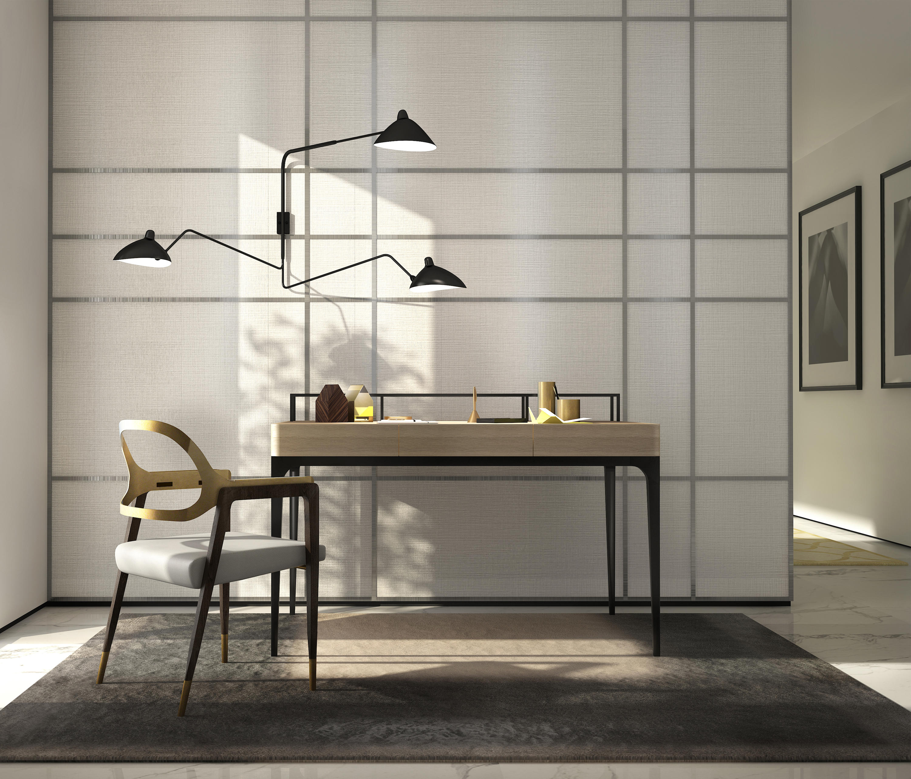 乐竞平台 - 桌几|办公桌|办公家具|设计师家具|海明威书桌