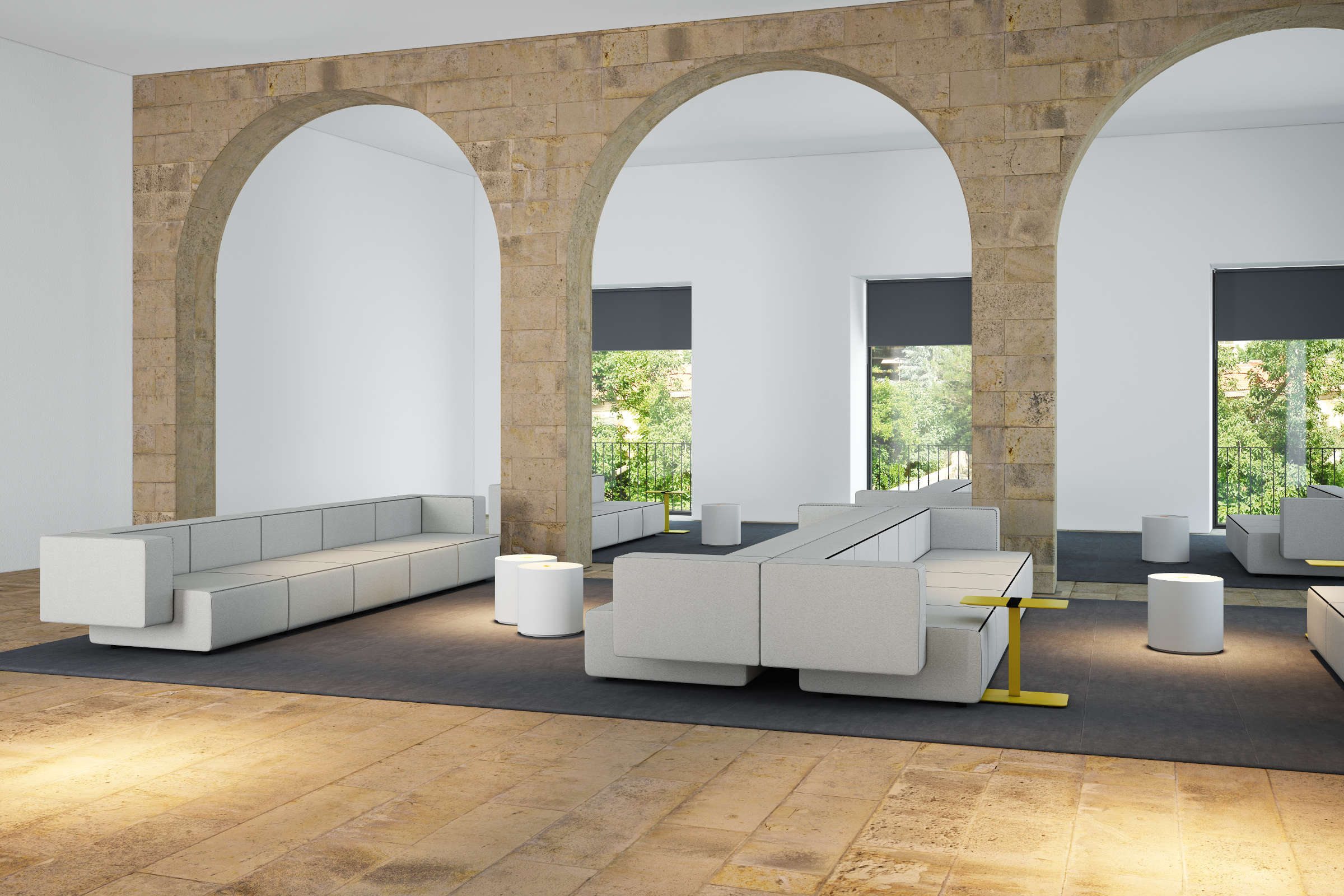 乐竞平台 - 坐具|沙发|办公家具|设计师家具|Step sofa 沙发