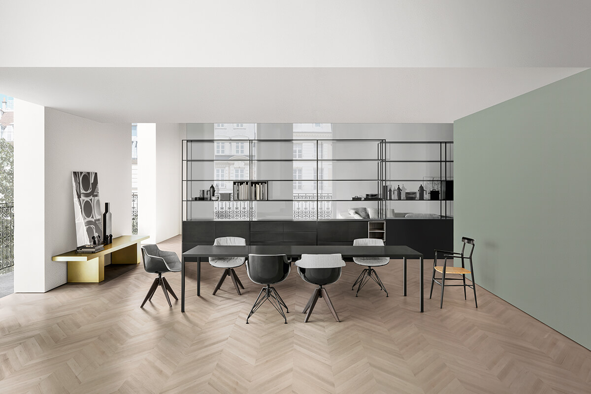 乐竞平台 - 坐具|餐椅|办公家具|设计师家具|FLOW SLIM COLOR  洽谈椅/餐椅