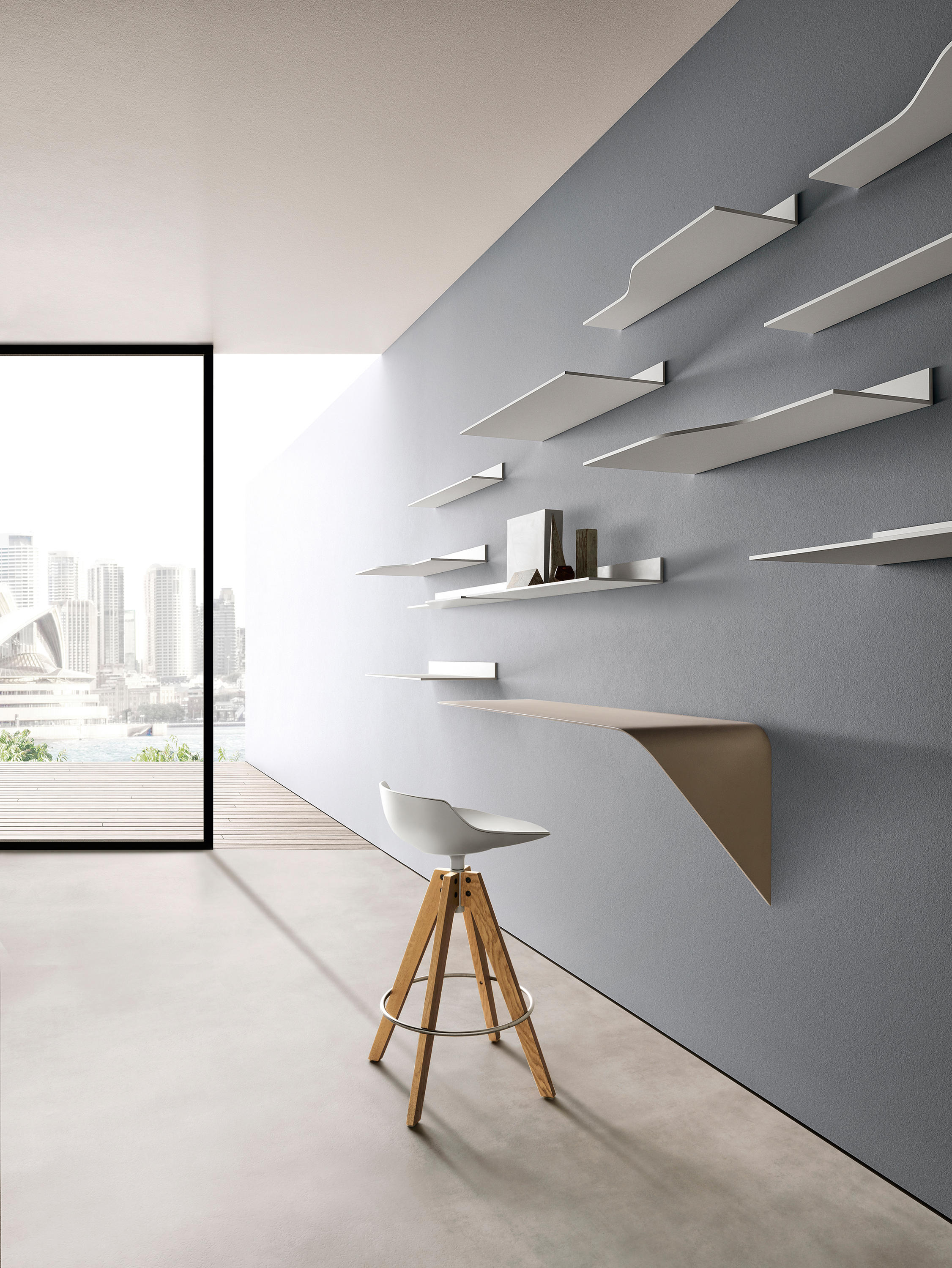 乐竞平台 - 坐具|吧椅/凳子|办公家具|设计师家具|FLOW STOOL 吧椅