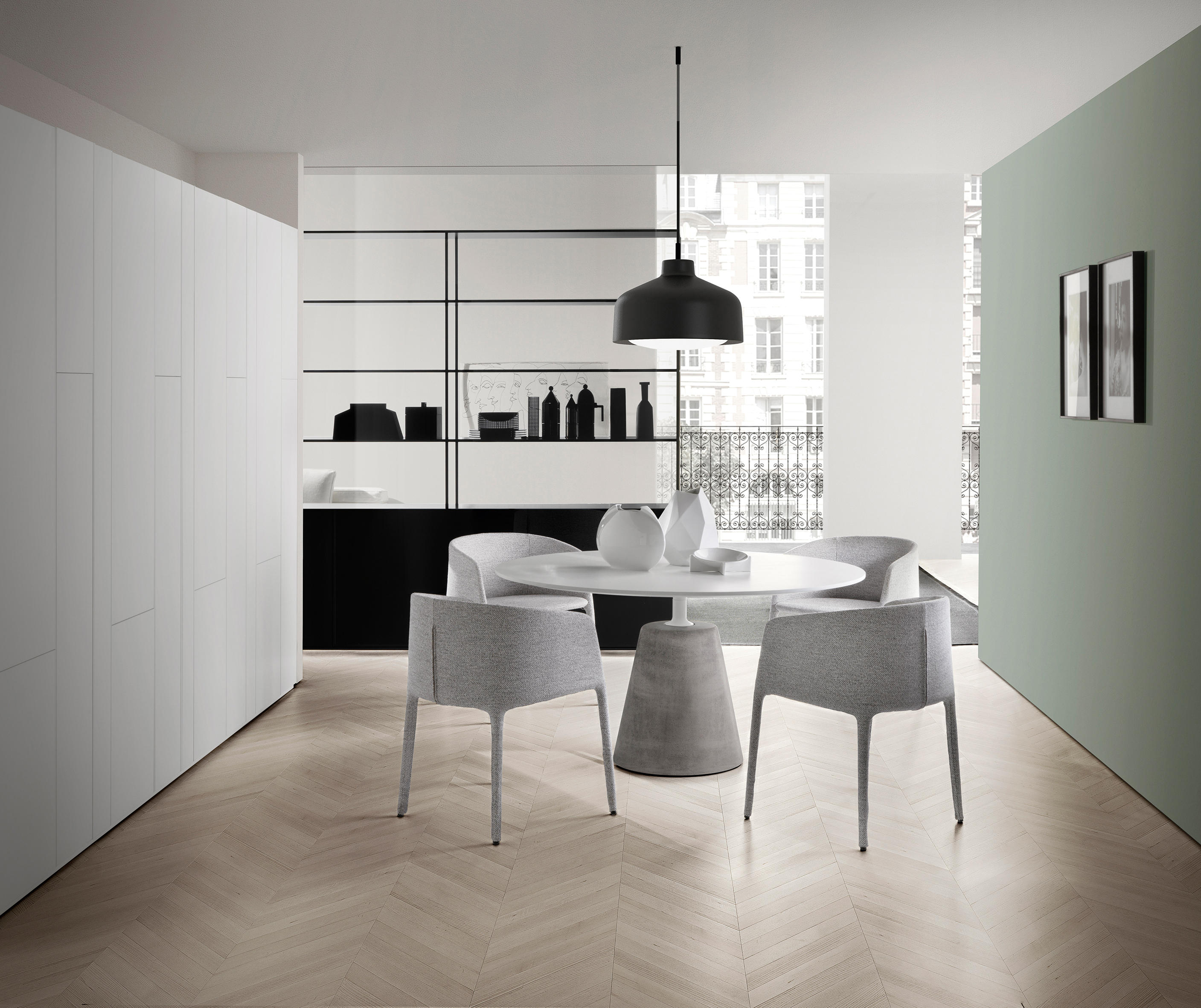 乐竞平台 - 坐具|餐椅|办公家具|设计师家具|ACHILLE  餐椅/洽谈椅