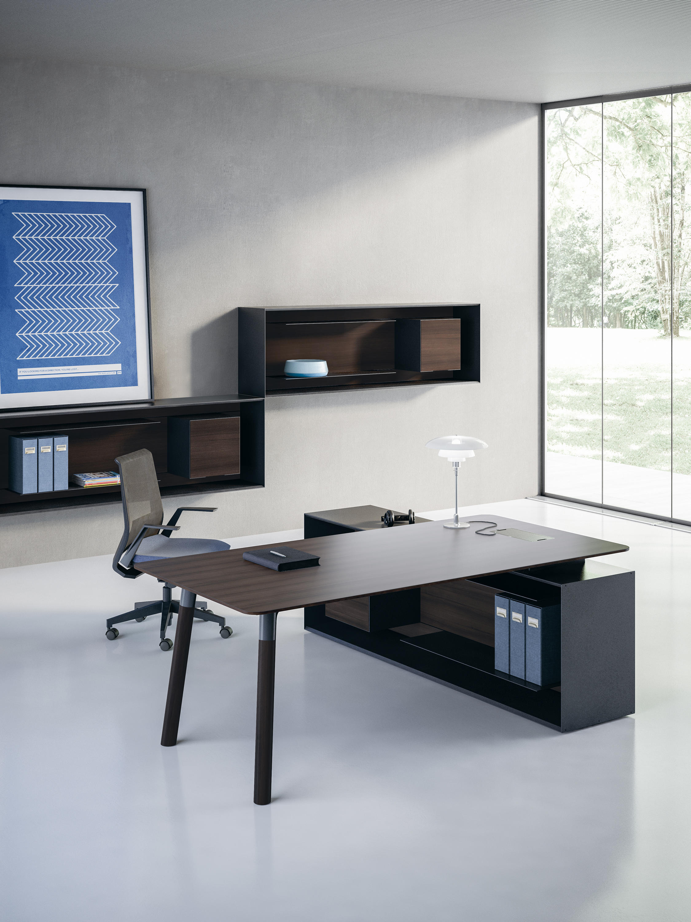 乐竞平台 - 储物|装饰架|办公家具|设计师家具|Outline 办公室书架/开放式木制书架