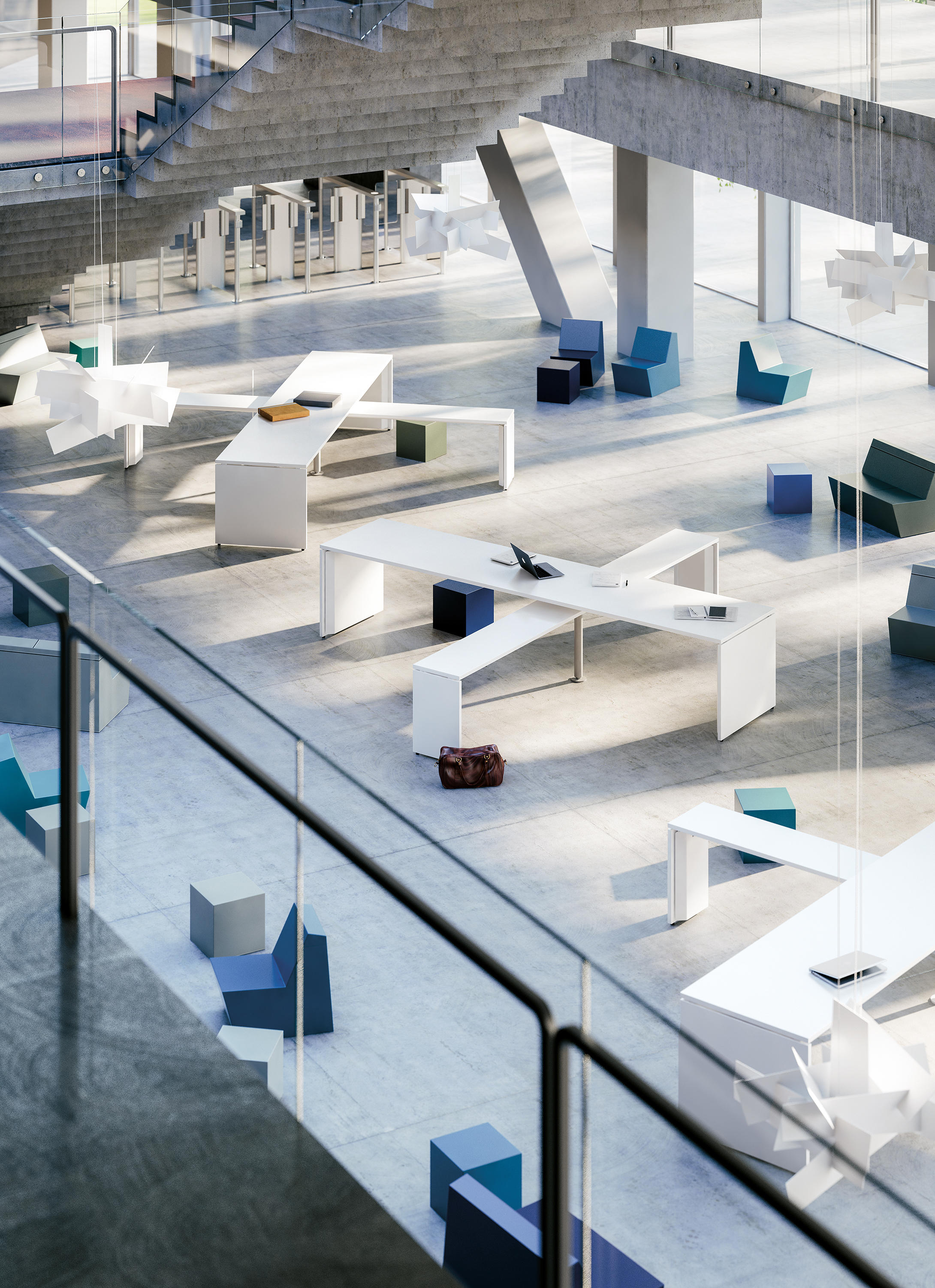 办公屏风|办公屏风系统|办公家具|设计师家具|组合办公台系列 Sistema28