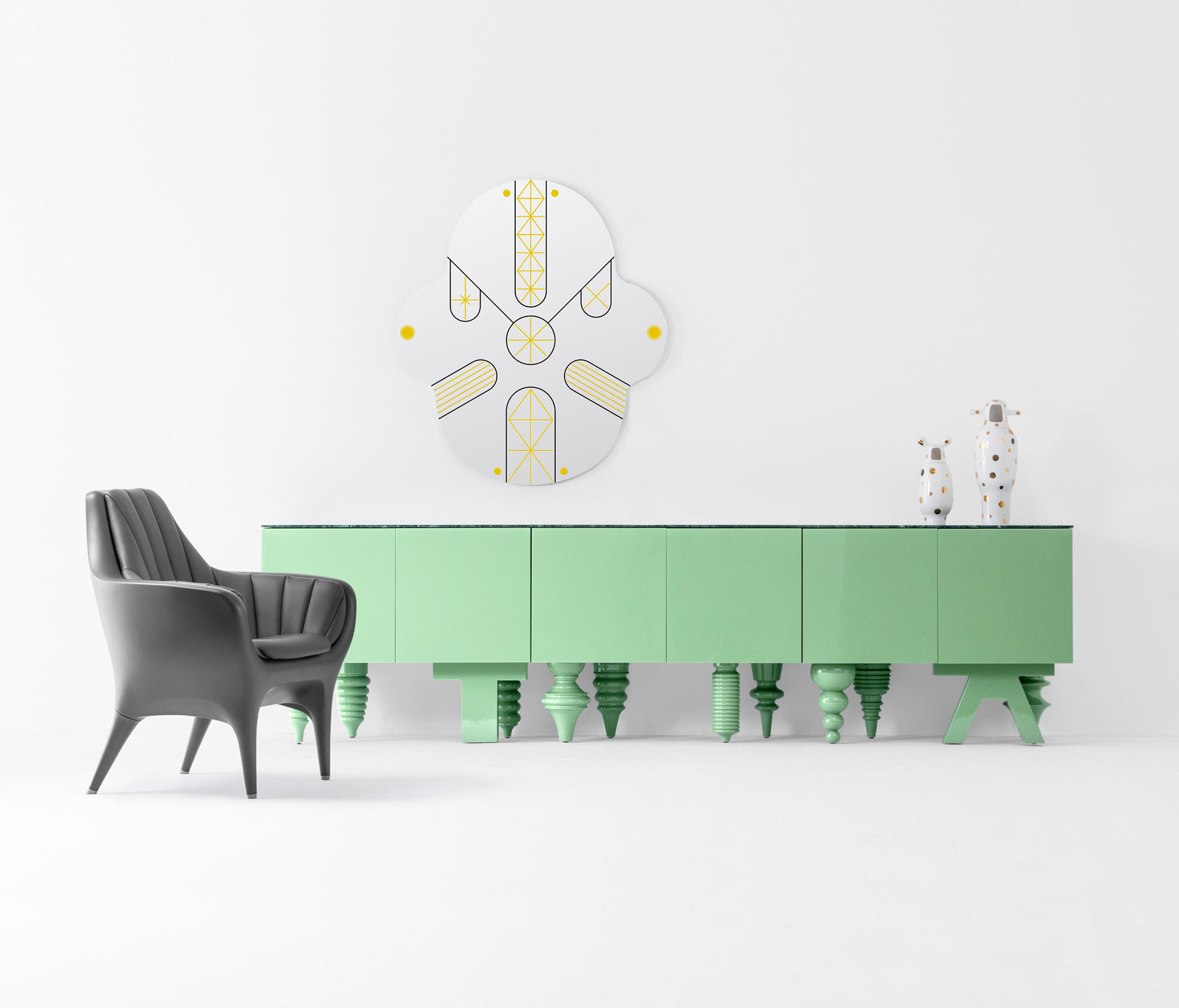 乐竞平台 - 卧室|镜子|办公家具|设计师家具|KING KONG  壁挂镜子