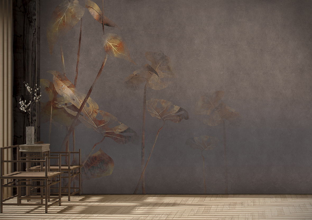 乐竞平台 - 附件|装饰画/墙饰|办公家具|设计师家具|叶脉Ⅱ-原创定制壁画