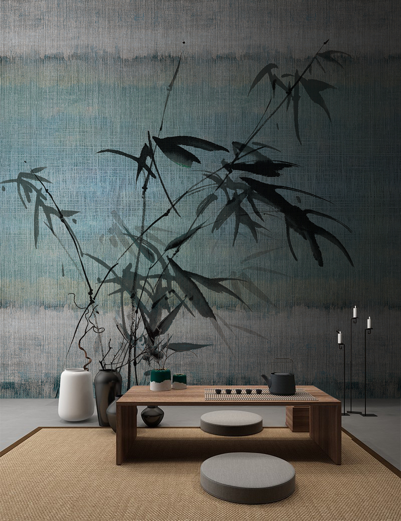 乐竞平台 - 附件|装饰画/墙饰|办公家具|设计师家具|风竹-原创定制壁画