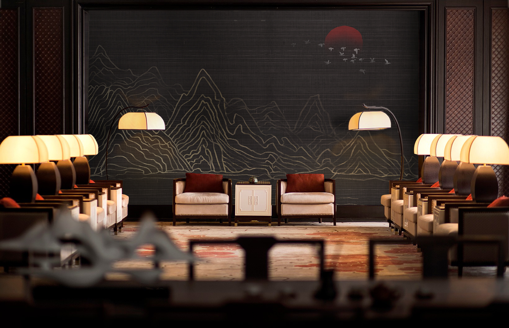 乐竞平台 - 附件|装饰画/墙饰|办公家具|设计师家具|迁途-原创定制壁画