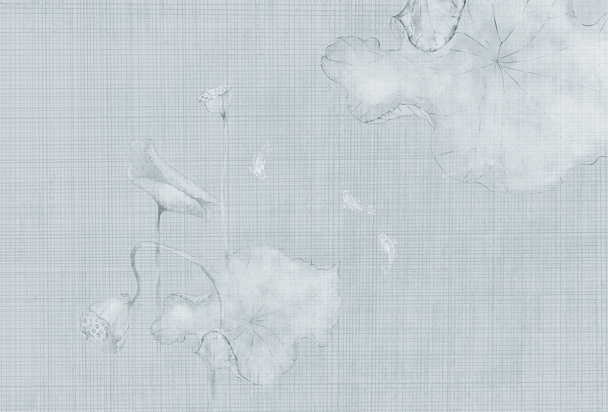 乐竞平台 - 附件|装饰画/墙饰|办公家具|设计师家具|荷韵-原创定制壁画