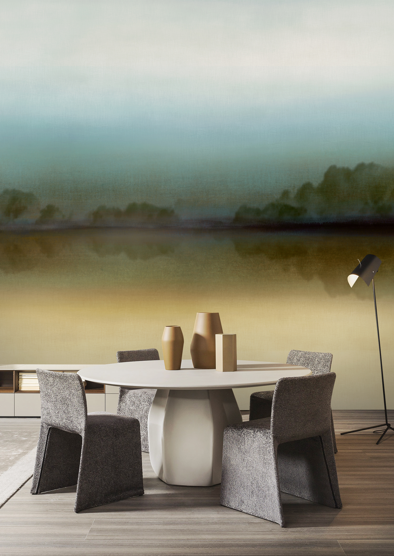 乐竞平台 - 附件|装饰画/墙饰|办公家具|设计师家具|交融-原创定制壁画