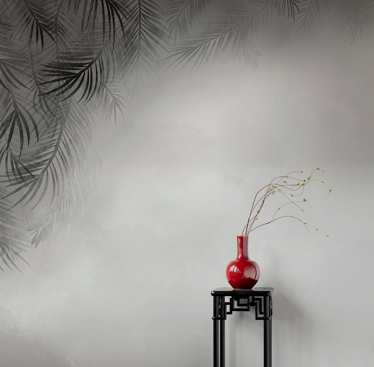 乐竞平台 - 附件|装饰画/墙饰|办公家具|设计师家具|凤尾-原创定制壁画