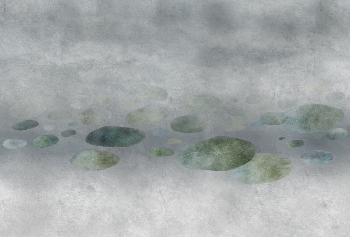 乐竞平台 - 附件|装饰画/墙饰|办公家具|设计师家具|荷塘-原创定制壁画