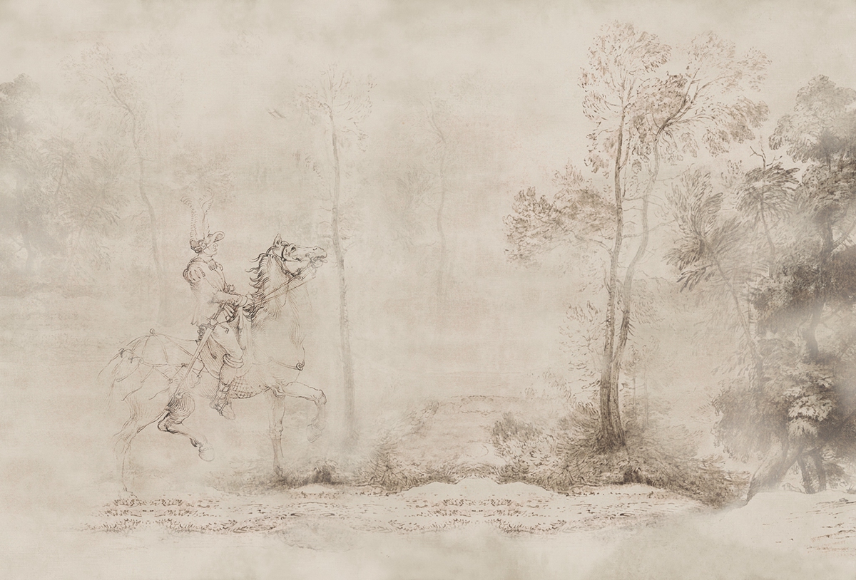 [乐竞平台 - 附件|装饰画/墙饰|办公家具|设计师家具|骑士-原创定制壁画]