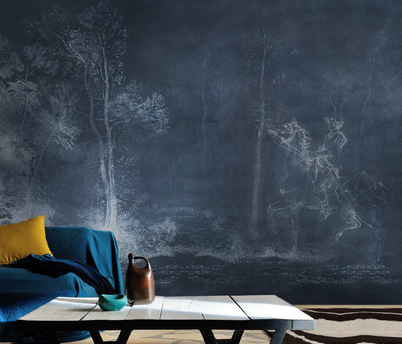 乐竞平台 - 附件|装饰画/墙饰|办公家具|设计师家具|骑士-原创定制壁画