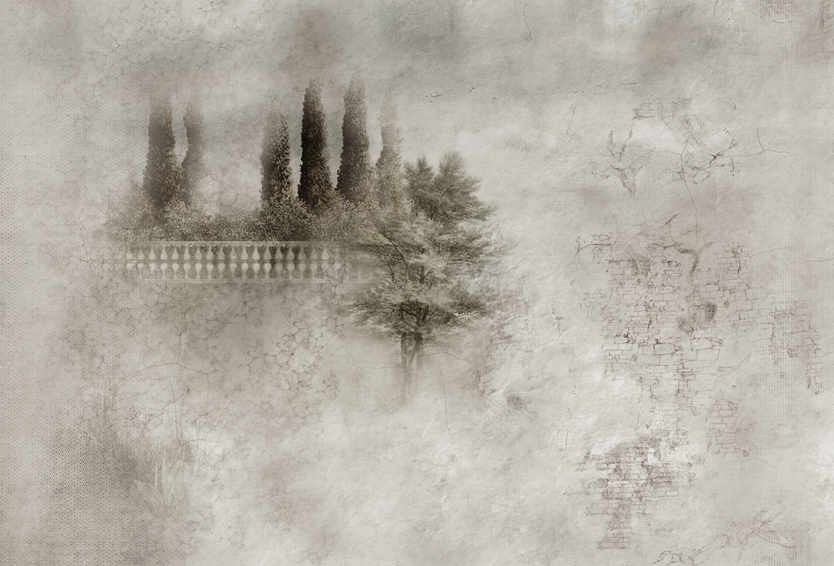 [乐竞平台 - 附件|装饰画/墙饰|办公家具|设计师家具|古堡花园-原创定制壁画]