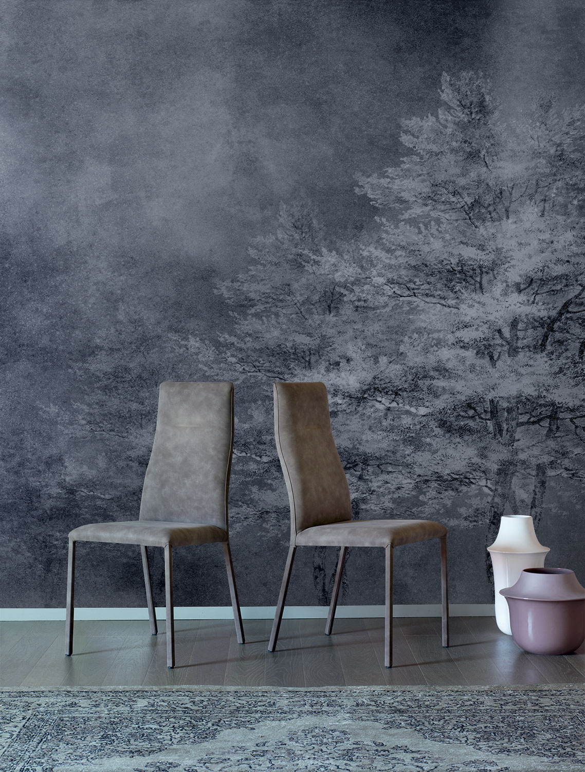 乐竞平台 - 附件|装饰画/墙饰|办公家具|设计师家具|雾凇-原创定制壁画