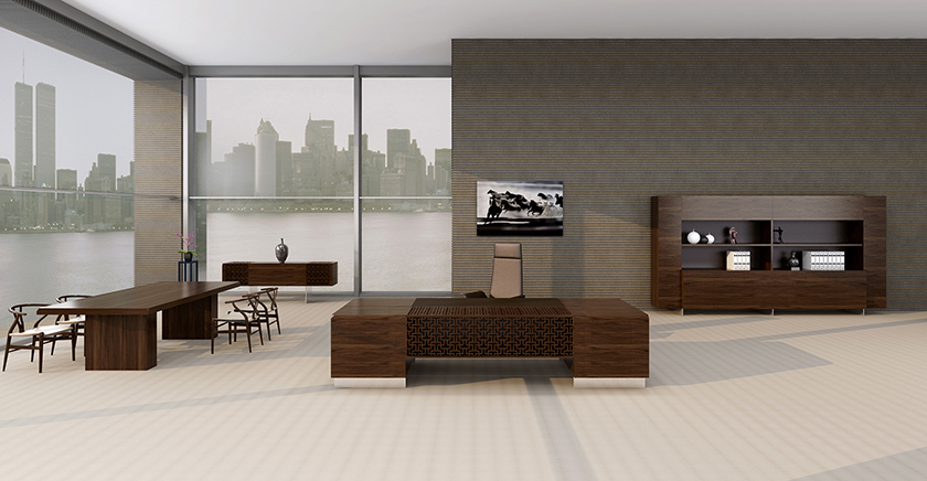 办公台|精品配套系列|办公家具|设计师家具|华夏