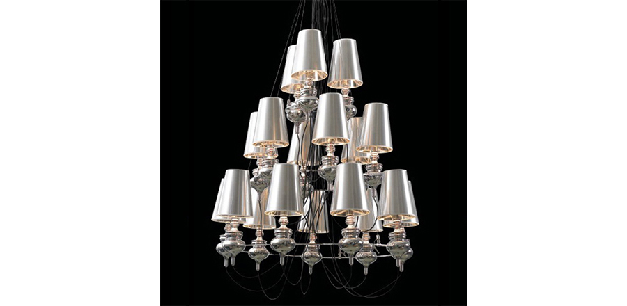 [乐竞平台 - 灯饰|吊灯|办公家具|设计师家具|西班牙 Metalarte Josephine 获奖巨作 6头奖杯吊灯]