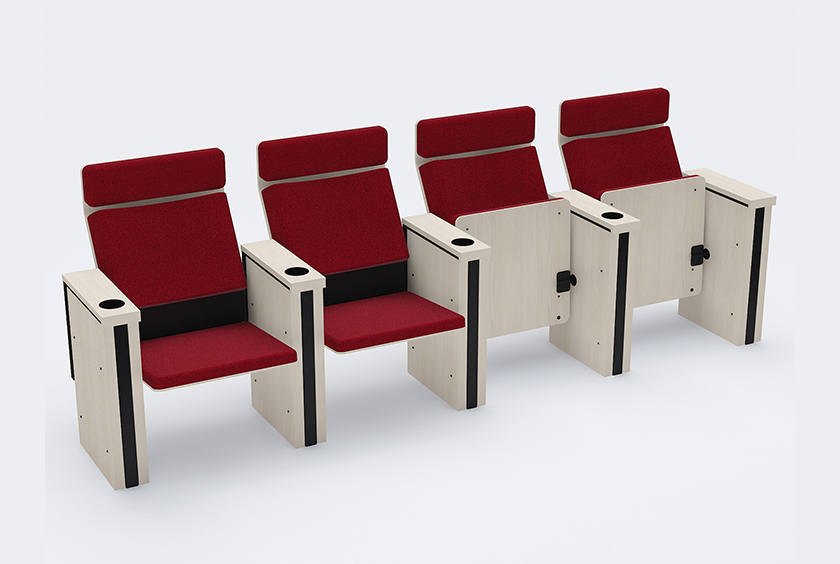 [公共座椅|礼堂椅|办公家具|设计师家具|丰托思剧场椅]