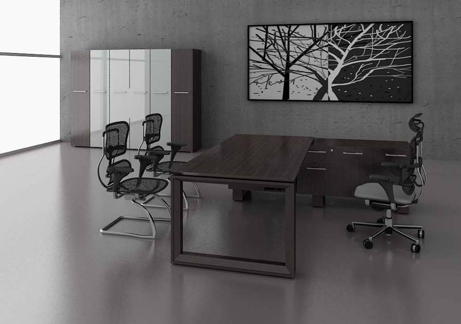 [办公台|精品配套系列|办公家具|设计师家具|罗格配套系列大班台]