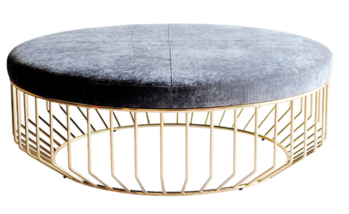 [乐竞平台 - 桌几|茶几/边几|办公家具|设计师家具|钢丝软垫凳]