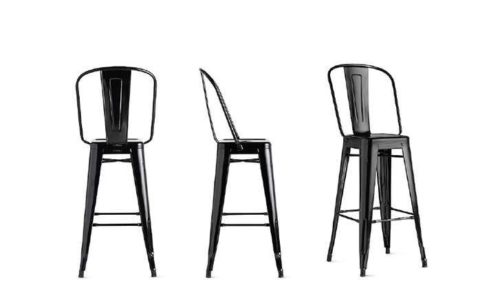 乐竞平台 - 坐具|吧椅/凳子|办公家具|设计师家具|tolix高背吧凳