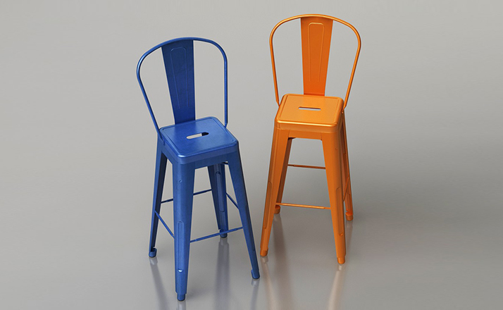 乐竞平台 - 坐具|吧椅/凳子|办公家具|设计师家具|tolix高背吧凳