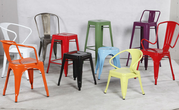 乐竞平台 - 坐具|吧椅/凳子|办公家具|设计师家具|tolix宽背吧凳