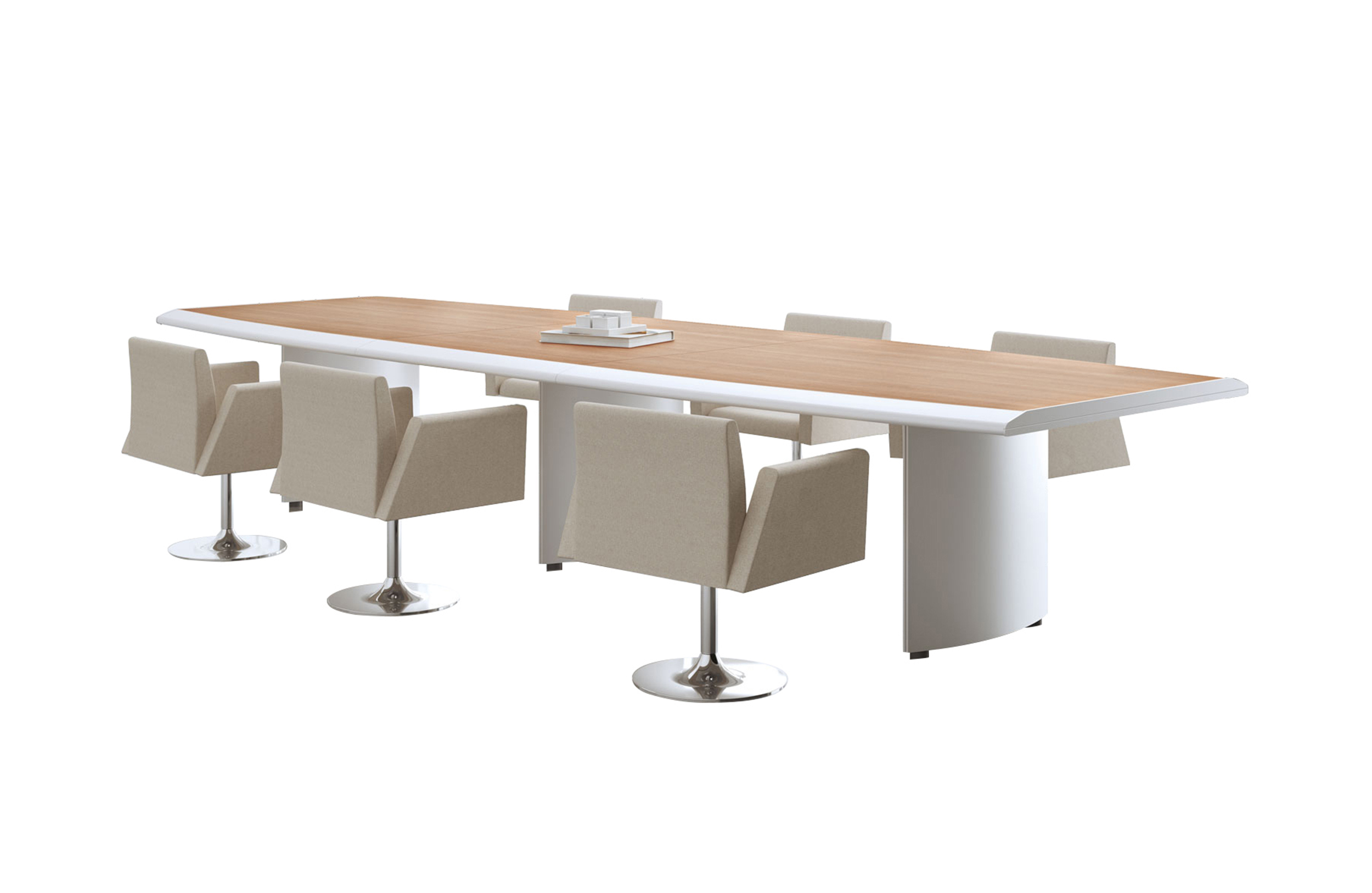 [会议台|实木会议台|办公家具|设计师家具|弧会议台]