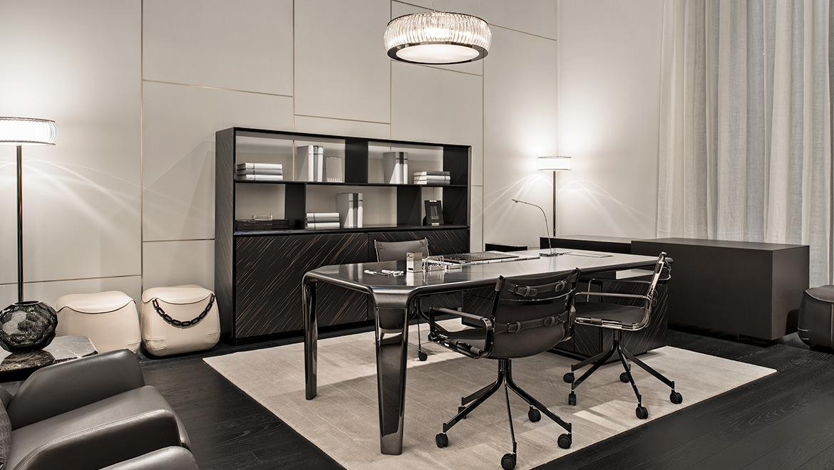 办公椅|现代真皮会议椅|办公家具|设计师家具|布里克森办公椅