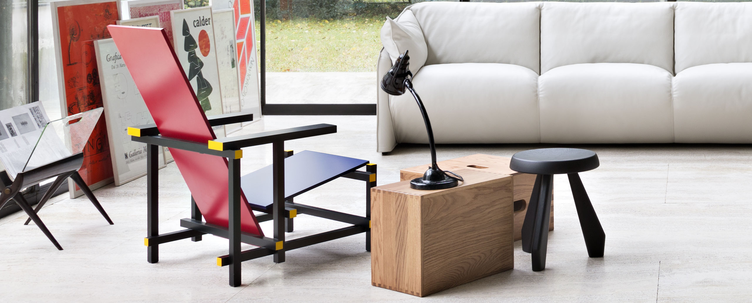 乐竞平台 - 坐具|休闲椅|办公家具|设计师家具|635红蓝椅