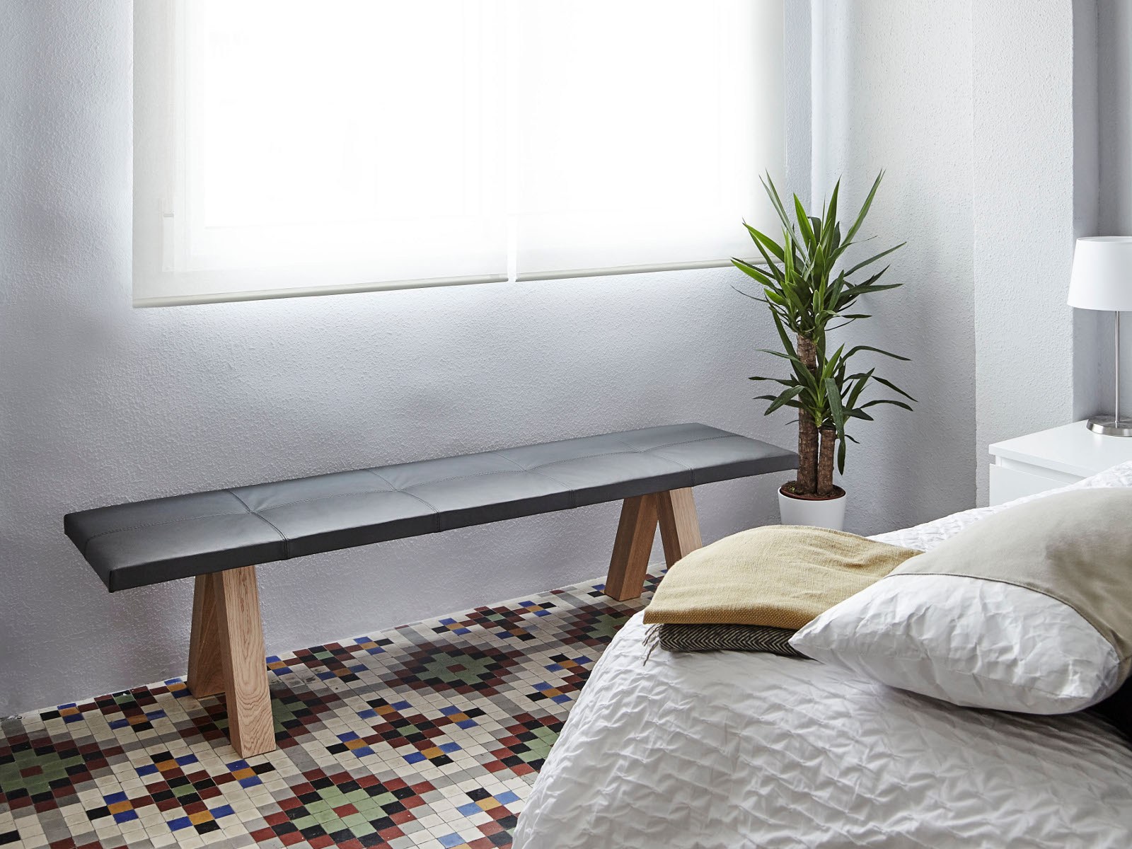 乐竞平台 - 坐具|长凳|办公家具|设计师家具|Trestle bench 长凳