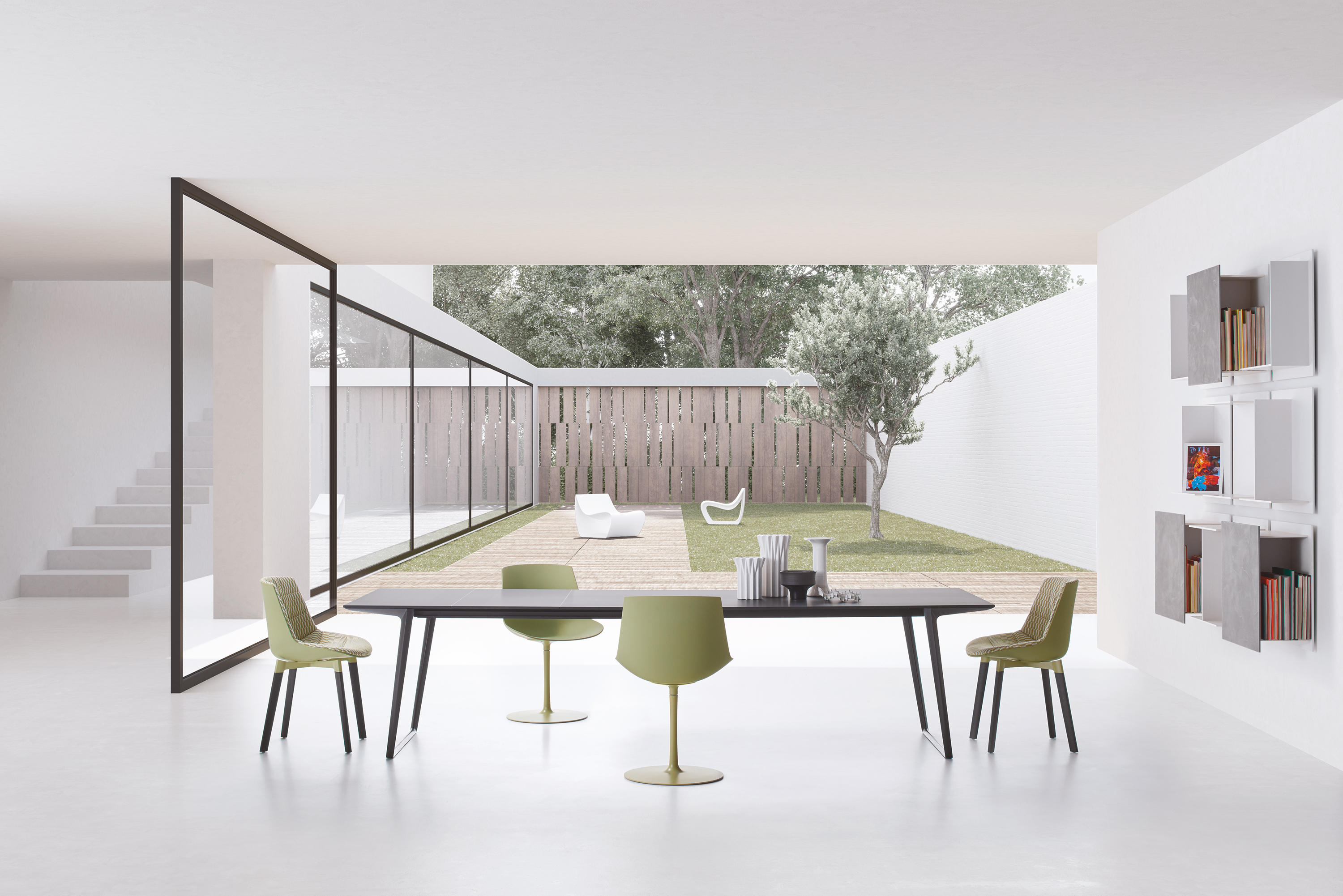 乐竞平台 - 坐具|餐椅|办公家具|设计师家具|FLOW SLIM 洽谈椅/餐椅