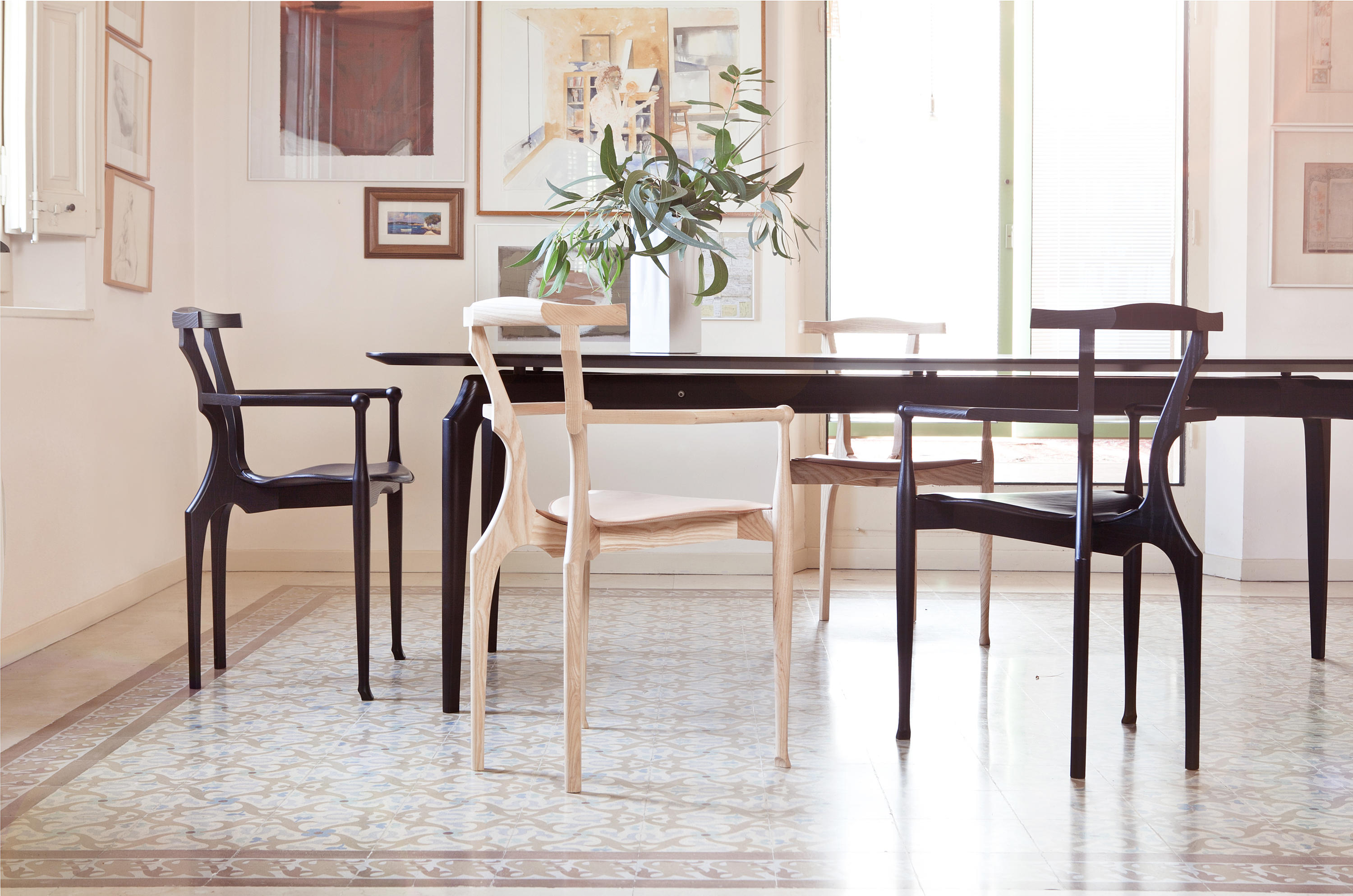 乐竞平台 - 坐具|餐椅|办公家具|设计师家具|Gaulino 实木餐椅/休闲椅