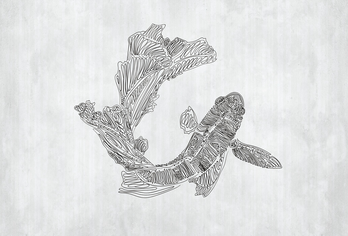 乐竞平台 - 附件|装饰画/墙饰|办公家具|设计师家具|鱼跃-原创定制壁画