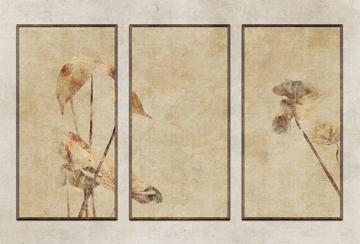 [乐竞平台 - 附件|装饰画/墙饰|办公家具|设计师家具|龟背竹-原创定制壁画]