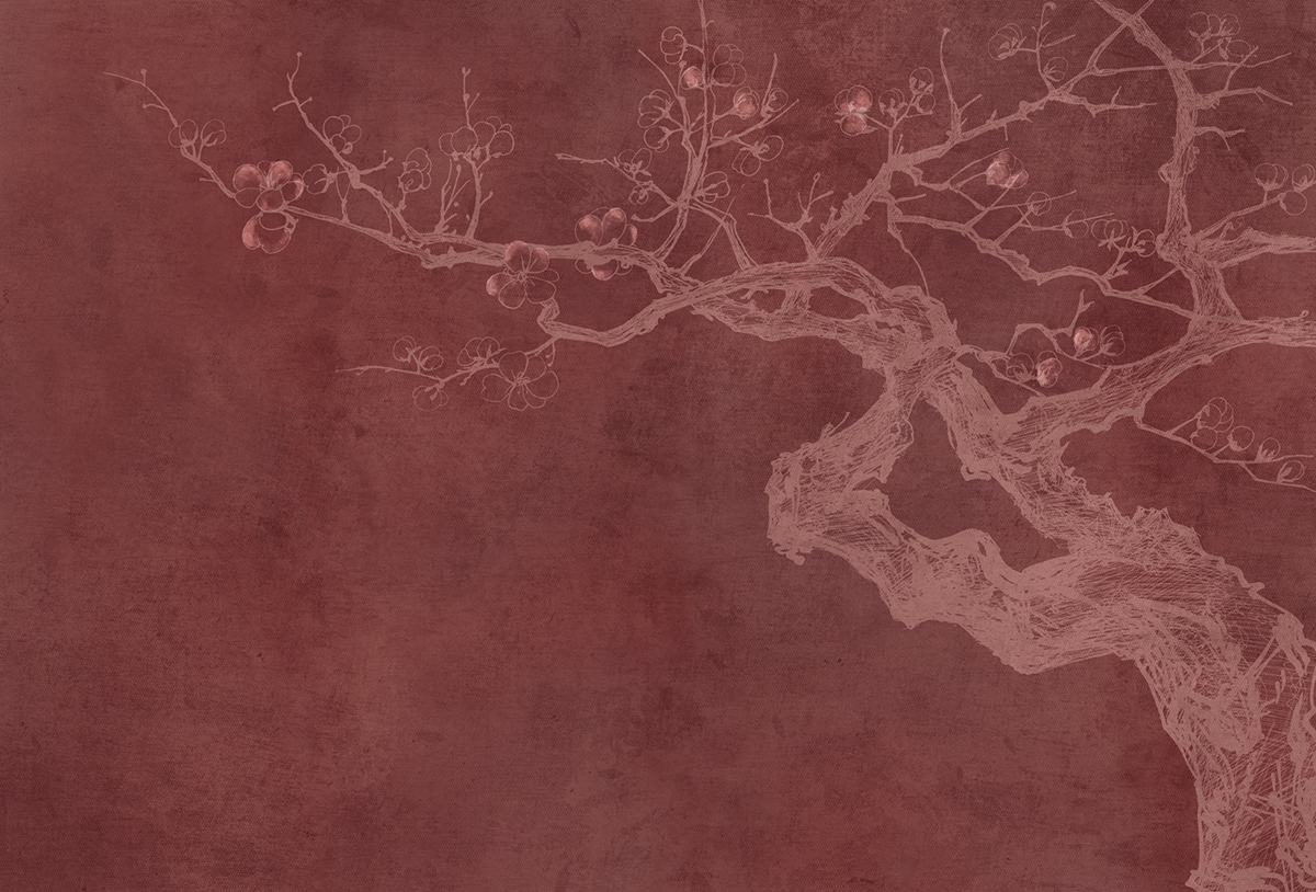 乐竞平台 - 附件|装饰画/墙饰|办公家具|设计师家具|梅Ⅱ-原创定制壁画