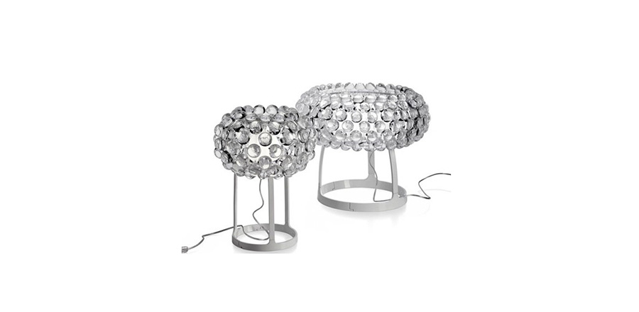 [乐竞平台 - 灯饰|台灯|办公家具|设计师家具|FOSCARINI Caboche 压克力水晶质感卡波球台灯]