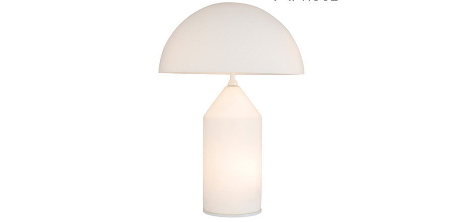 [乐竞平台 - 灯饰|台灯|办公家具|设计师家具|oluce Atollo Table lamp 蘑菇现代玻璃台灯]