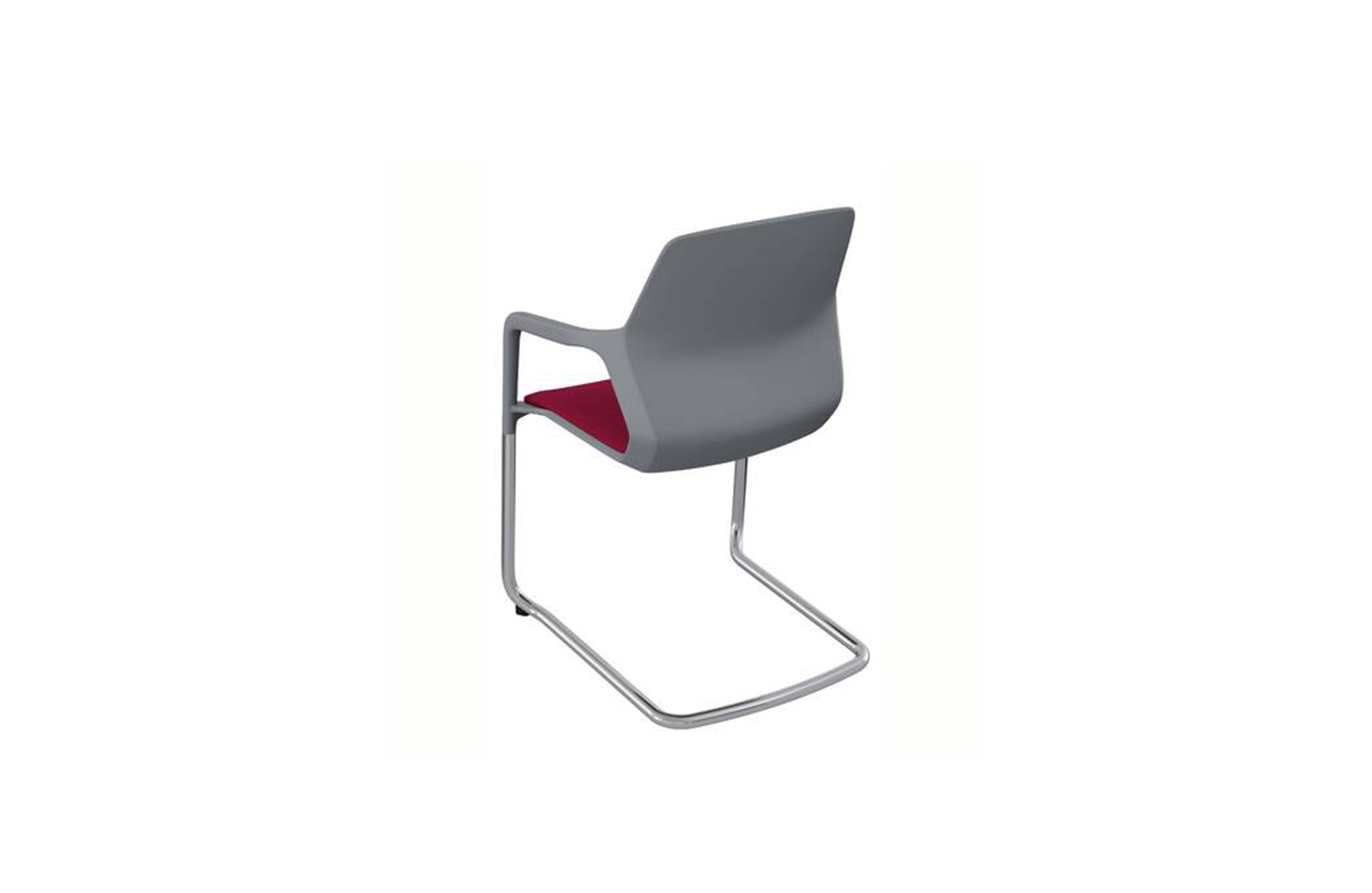 培训家具|布面培训椅|办公家具|设计师家具|现代悬臂椅