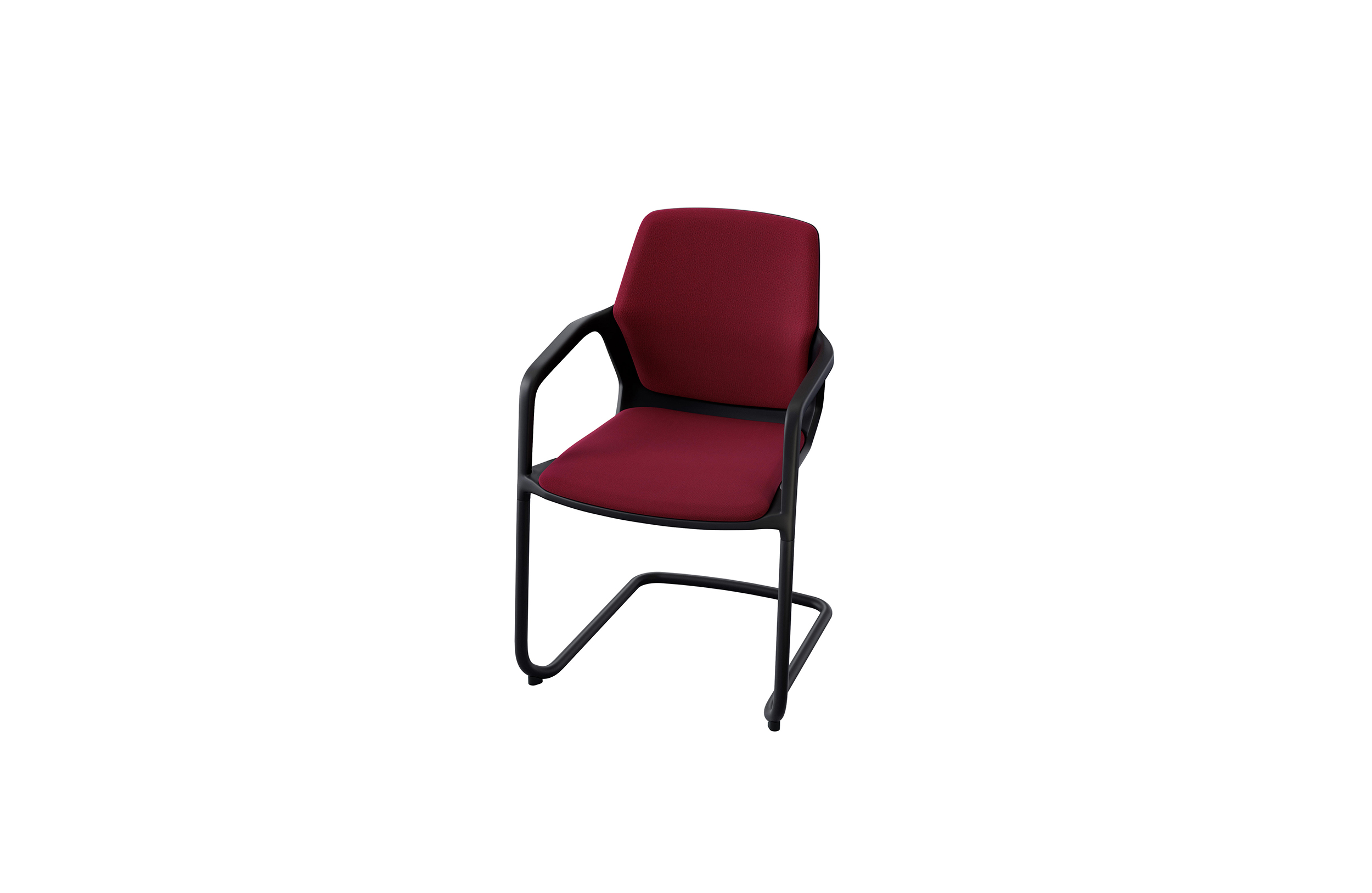 培训家具|布面培训椅|办公家具|设计师家具|现代悬臂椅