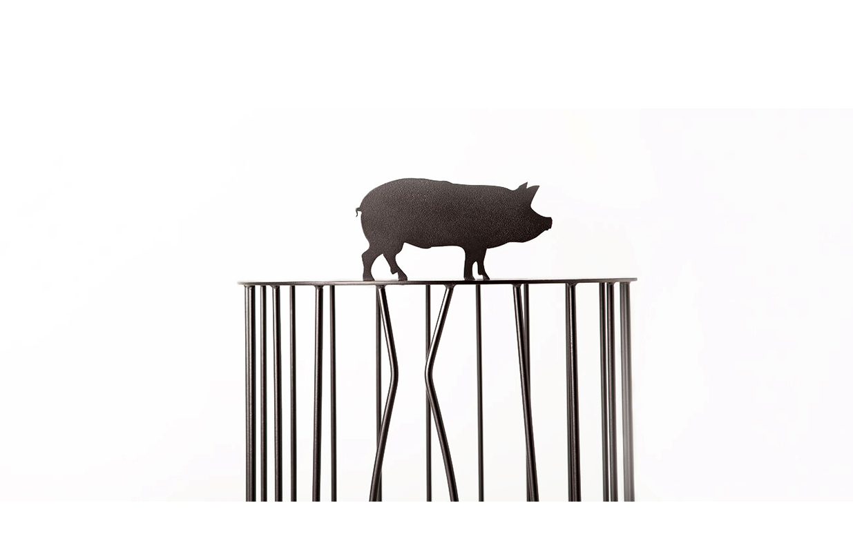 乐竞平台 - 桌几|茶几/边几|办公家具|设计师家具|笼鸡边桌/笼猪边桌
